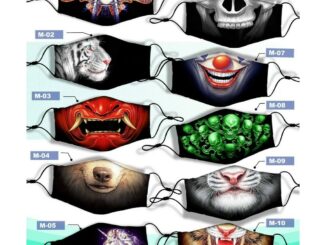 Rock Chang Mask หน้ากากอนามัย ร็อคช้าง หน้ากากผ้า ลายสกรีนเรืองแสง HD Fabric 3D Mask Glow in the dark