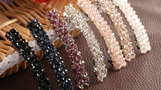 กิ๊บติดผมประดับเพชรคริสตัลสไตล์เกาหลี barrettes สําหรับผู้หญิง