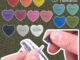 ʕ •ᴥ•ʔ ✿ พร้อมส่ง : แป้นหลังเข็มกลัดแบบยางรูปหัวใจ | Heart Rubber Clutch Brooch / Pin Buckle Button Clasps.