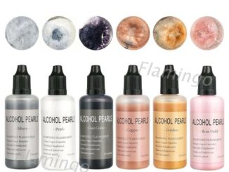 Flgo หมึกเรซิ่นสีเมทัลลิกสําหรับใช้ในการย้อมสี 60 มล .