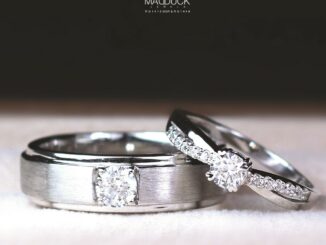 Madduckjewels แหวนเงินแท้ เพชร CZ ชุบโรเดียม RG1418WGR-RG1449