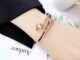 สร้อยข้อมือเหล็กไทเทเนียม ชุบไทเทเนียม 18K สีโรสโกลด์ ทอง เงิน ประดับเพทาย เข้ากับทุกการแต่งกาย สไตล์เกาหลี เหมาะกับของขวัญวันเกิด สําหรับเพื่อน