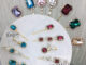 ชุดกิ๊บติดผม Rhinestone ย้อนยุคสีมรกตที่เรียบง่ายและสวยงาม