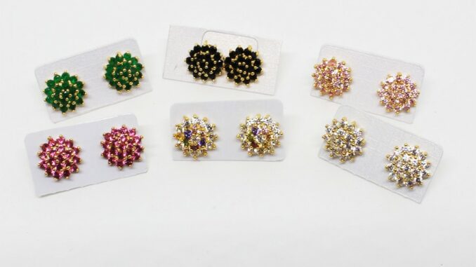 ต่างหูดอกพิกุล หลากสี น่ารัก พร้อมส่ง!!!