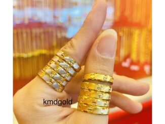 KMDGold แหวนทองแท้96.5% 1สลึง สินค้าขายได้จำนำได้ พร้อมใบรับประกันสินค้า แจ้งไซส์ทางแชทค่ะ