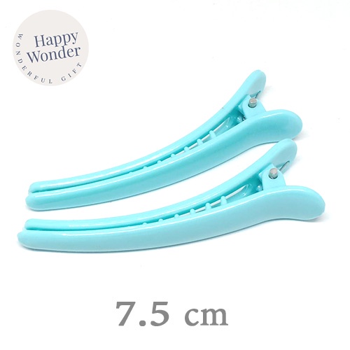2ชิ้น ต่อเซต กิ๊บปากเป็ดคู่ กิ๊บหนีบผม หลายสี สีสวย หวาน ติดผมแต่งหน้า