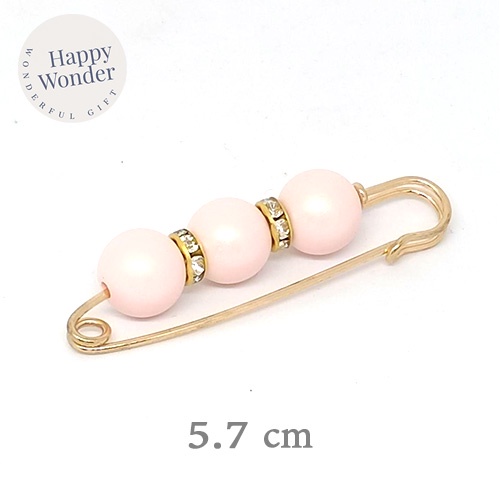 32 แบบ เข็มกลัด  ประดับเพชร มุก สีทอง สีเงิน  ปรับเอวกางเกง ชุดที่ 1