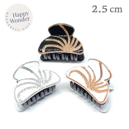 47แบบ กิ๊บหนีบผม ตัวเล็ก 2.5  - 4.4 cm กลิตเตอร์ มุก ดอกไม้ ลายจุด น่ารัก สไตล์ญี่ปุ่น