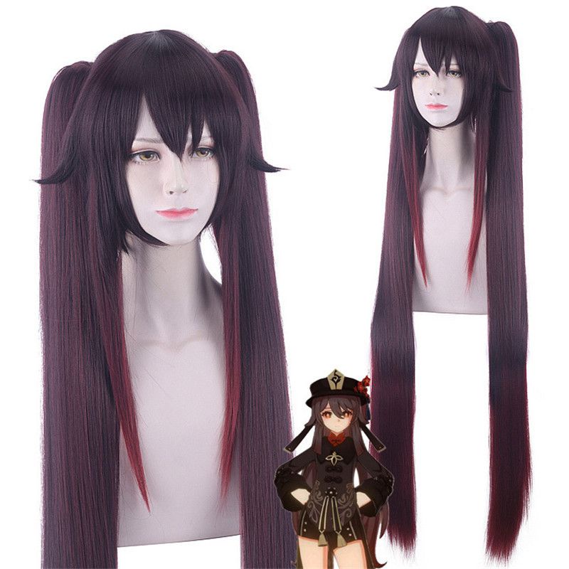 50Styles! Genshin Impact Cosplay Wig Venti Keqing Barbara Diluc Kaeya Noelle Traveler Lumine Aether Amber Heat Resistant