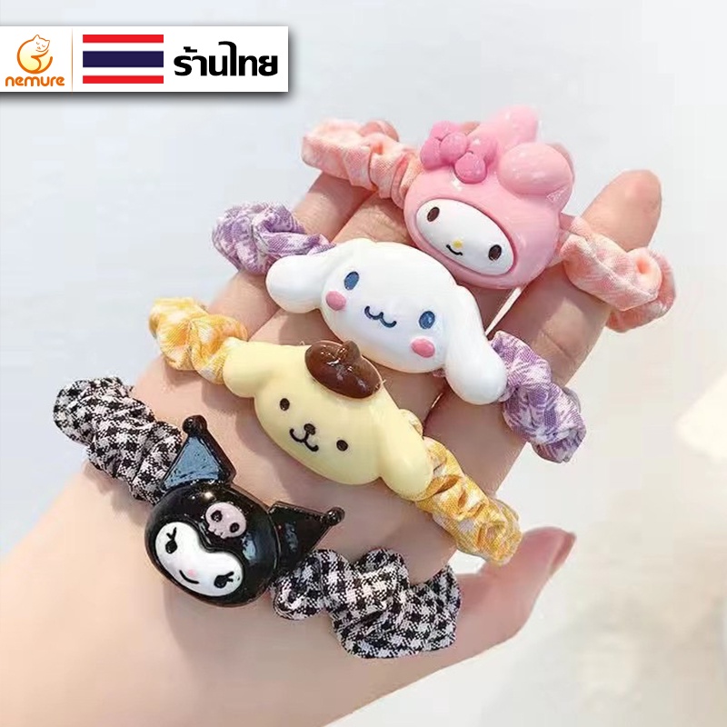 (A-215) ยางรัดผม Sanrio เมโลดี้ แฟชั่น น่ารัก เครื่องประดับ ส่งเร็ว   (เลือกลายได้)