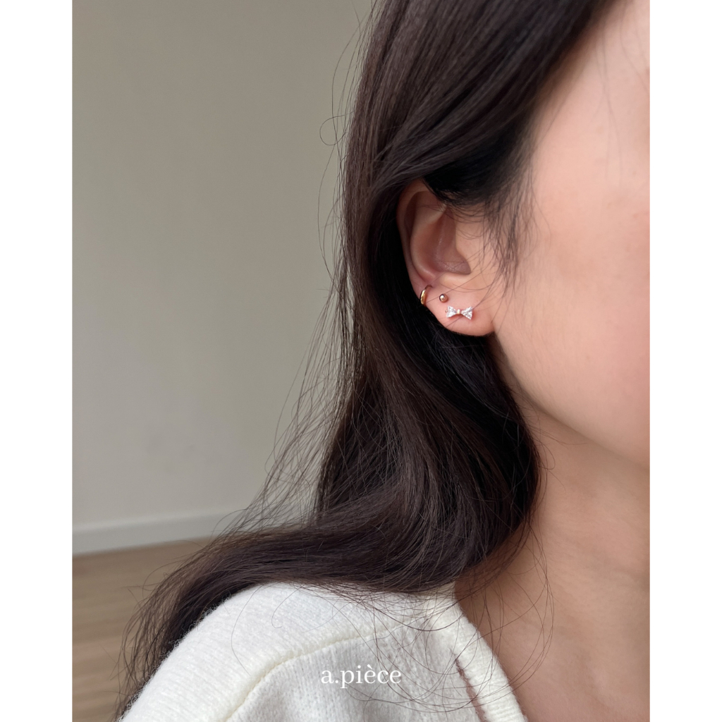 A.piece  จิวเซ็ต จิวแสตนเลส [stainless steel] bow set