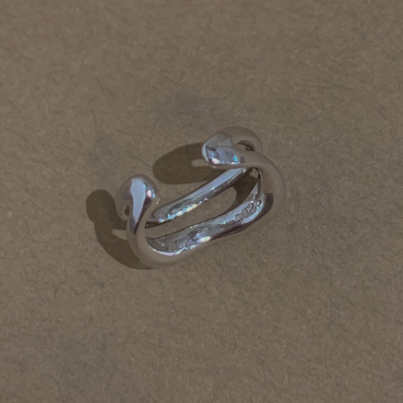 A.piece  ต่างหูเงินแท้ ต่างหูหนีบ [all silver 925] bone earcuff