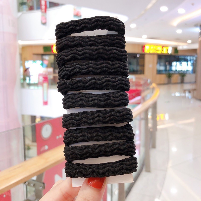 A262 สั่งขั้นต่ำ 10 ชิ้น ยางรัดผมหนานุ่ม ยืดหยุ่นดี เส้นละ 1 บาท พร้อมส่ง