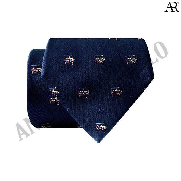 ANGELINO RUFOLO Necktie(NTM-TukTuk) เนคไทผ้าไหมทออิตาลี่ 100% คุณภาพเยี่ยม ดีไซน์ AR TukTuk สีเทา/เลือดหมู/กรมท่า