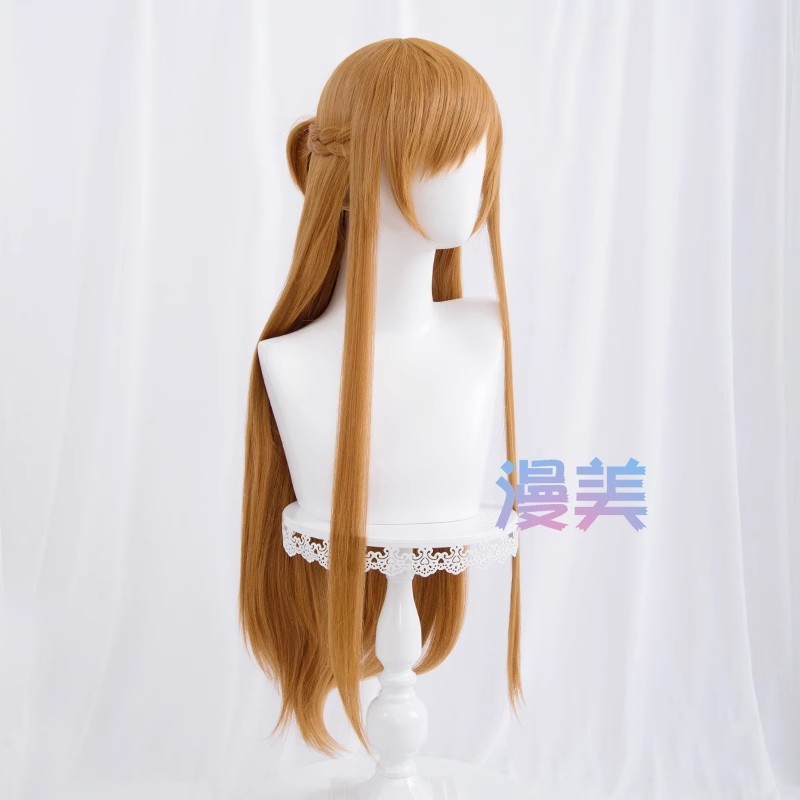 Anime Sword Art Online Kirito/Yuuki Asuna Cosplay Wig SAO 30cm/80cm Long Heat Resistant Synthetic Wigs