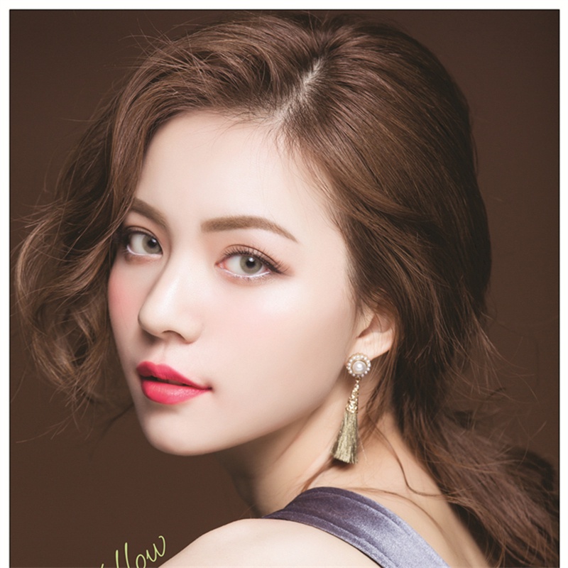 Aurora blue crazy คอนแทคเลนส์ บิ๊กบิวตี้ ขนาดเล็ก สีฟ้า สําหรับดวงตา สายตาสั้น ธรรมชาติ