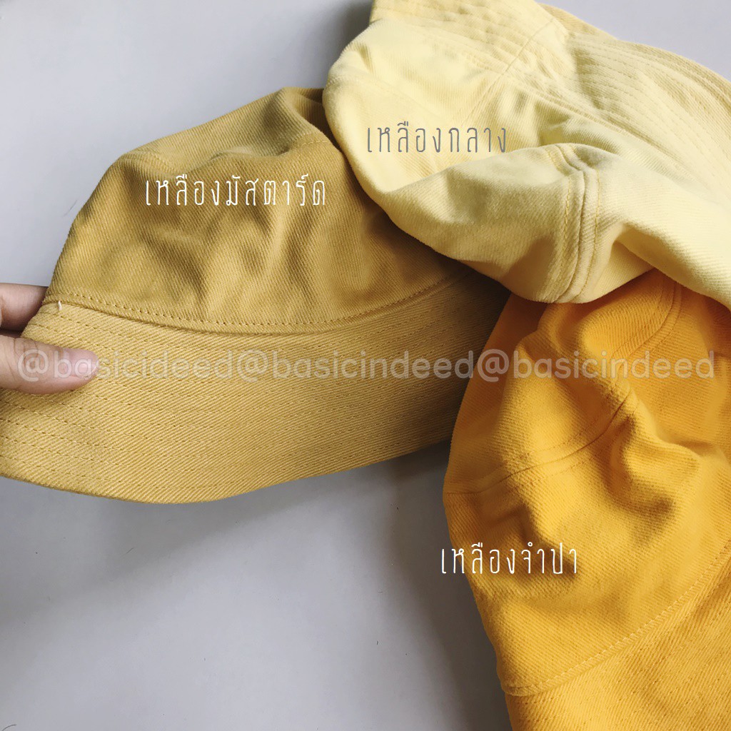 Basic Indeed Bucket hat 54cm. หมวกบักเก็ต ไซส์เล็ก **รุ่นไม่มีสายคล้อง** 54 ซม. หมวกเด็ก ปีกรอบ บัคเก็ตเด็ก
