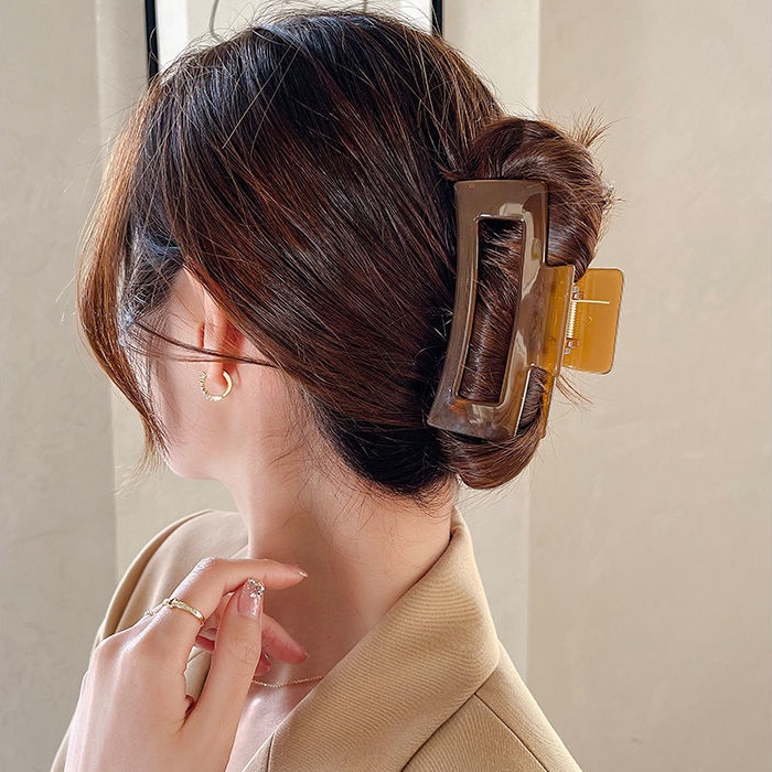 C37 กิ๊บอะคริลิก คลิปหนีบผม ขนาดใหญ่ เครื่องประดับผม  พร้อมส่ง