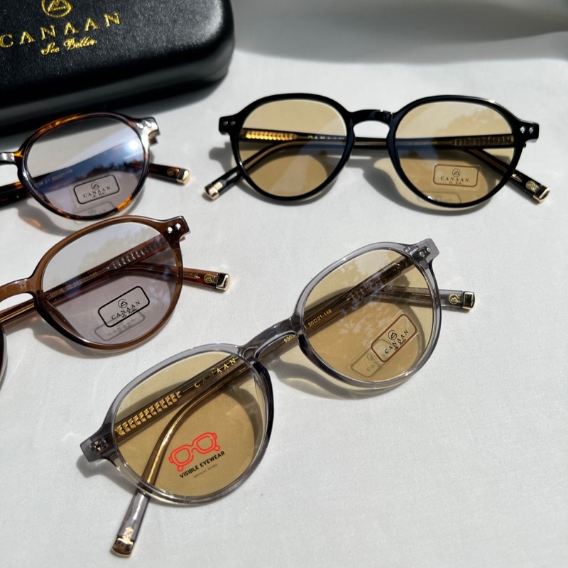 CANAAN 5303 Collection มีสั่งทำสายตา แว่นกรองแสงสีฟ้าออกแดดเปลี่ยนสีออโต้ visibleeyewear
