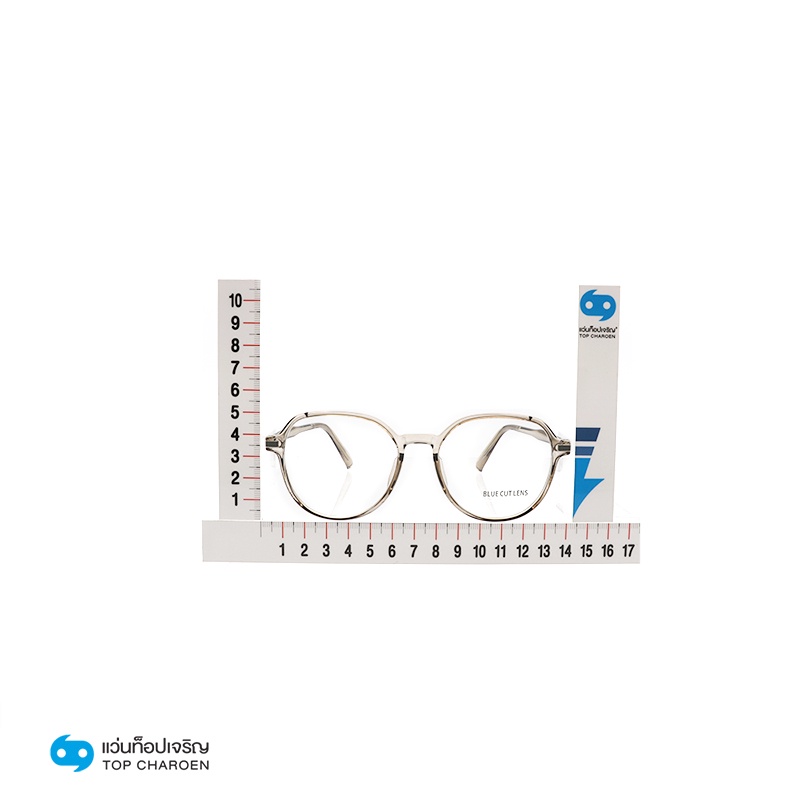 CEDEX แว่นตากรองแสงสีฟ้า ทรงหยดน้ำ (เลนส์ Blue Cut ชนิดไม่มีค่าสายตา) รุ่น FC9005-C4 size 52 By ท็อปเจริญ