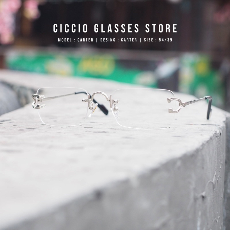 CICCIO | Rimless แว่นไร้กรอบ Model : CARTER