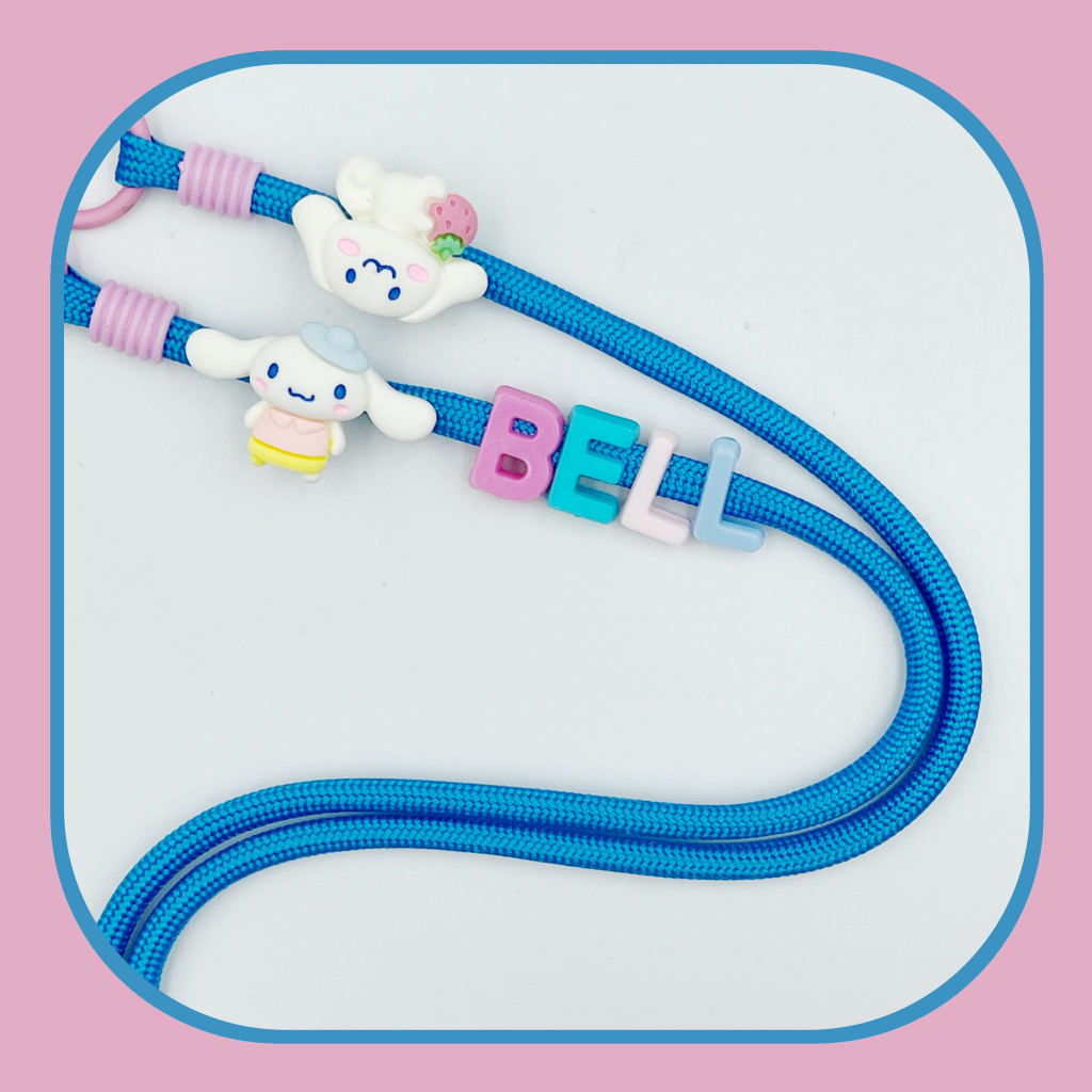 CINNAMOROLL#1 สายคล้องแมส เชือกสีฟ้า/ชมพู