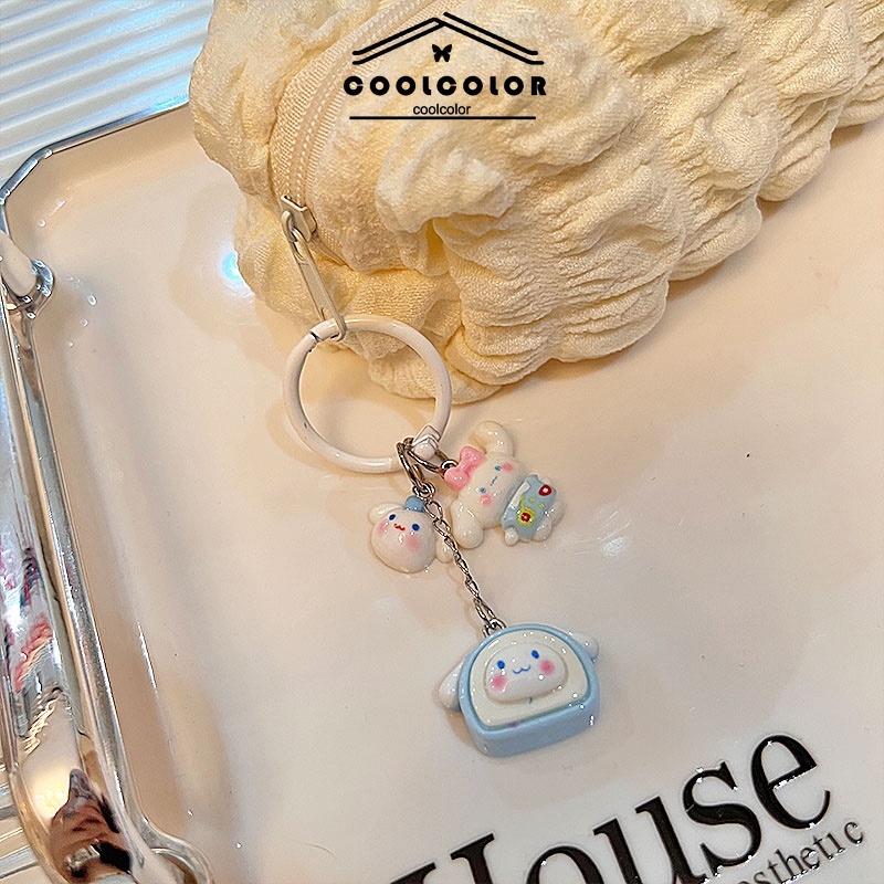 CODSanrio การ์ตูน Ins สไตล์ Keyfob สร้างสรรค์ของขวัญน่ารักส่วนบุคคลจี้กระเป๋าเป้สะพายหลังส่งจากไทย