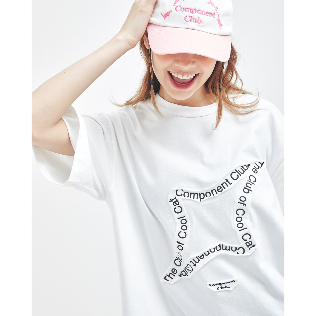COMPONENT CLUB CAP - DENIM AND PINK CAT CLUB