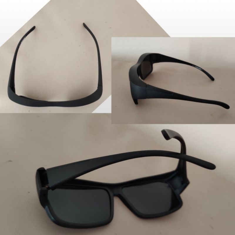 CU2รุ่น 025 แว่นตากันแดดครอบ เลนส์Polarized แว่นตาครอบ แว่นครอบ แว่นครอบกันแดด