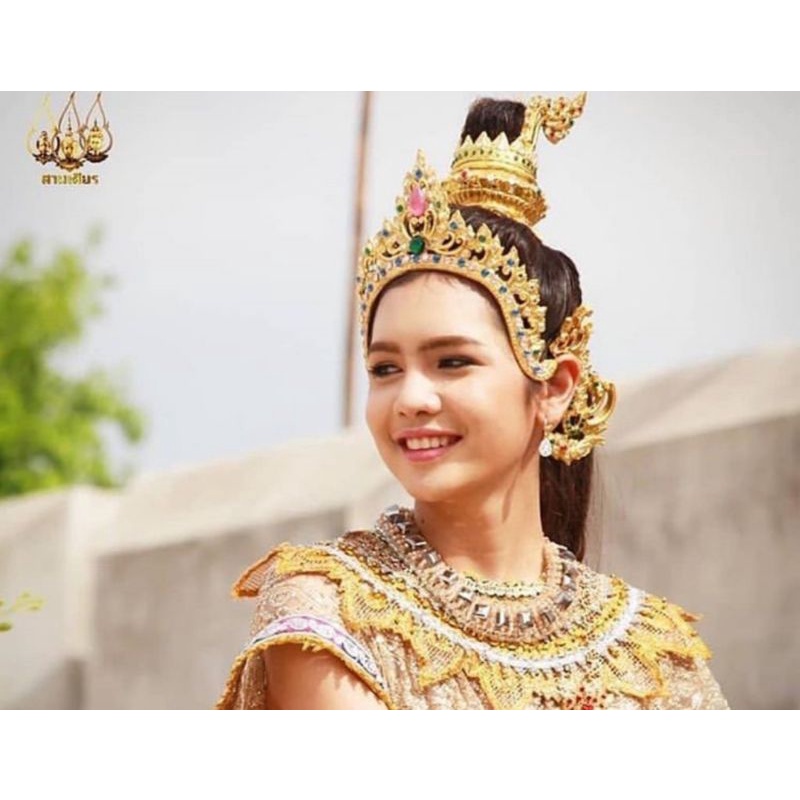 Cat ช้องหลังสวย ๆ สำหรับรวบผม เครื่องประดับชุดไทย
