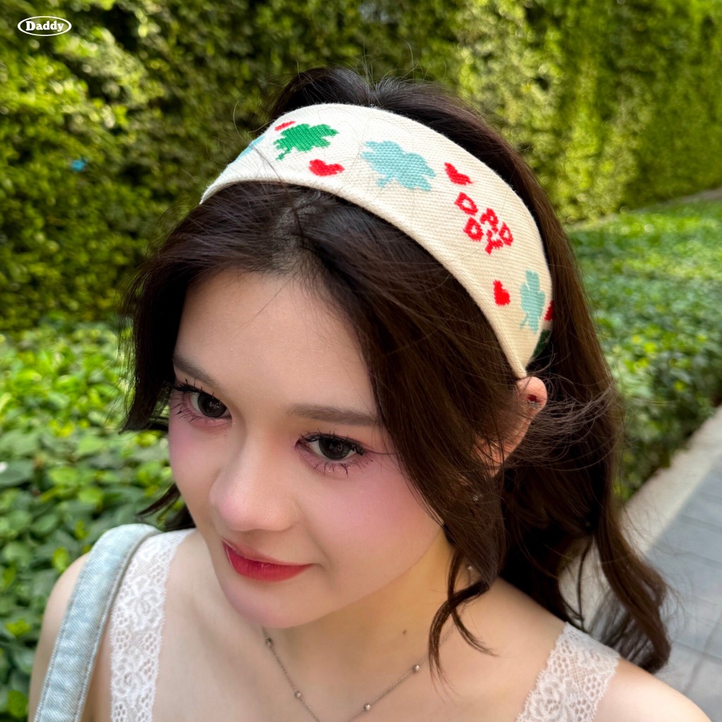 DADDY | Be My Luck Headbands ที่คาดผมลายใบโคลเวอร์ สุดน่ารัก