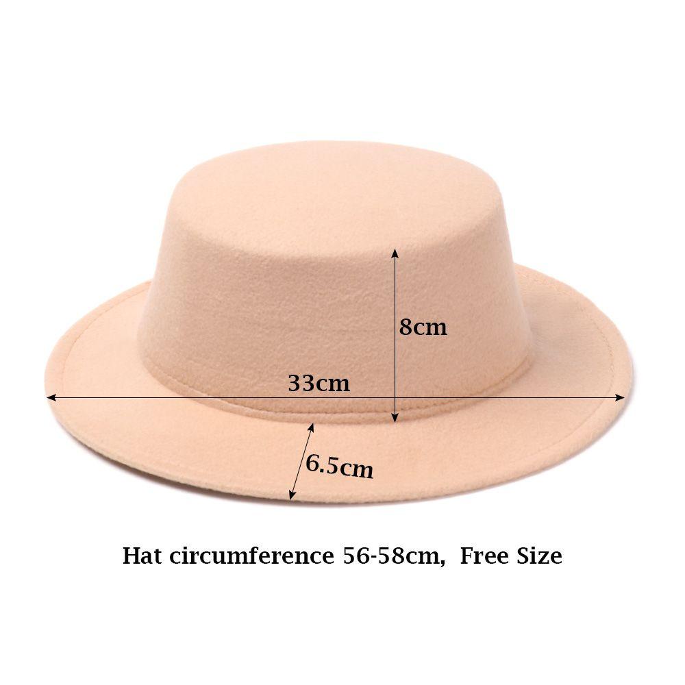 Dealshop Fedora หมวกปีกกว้าง ผ้าขนสัตว์ สไตล์คาวบอย มีประสิทธิภาพ สําหรับผู้หญิง และผู้ชาย