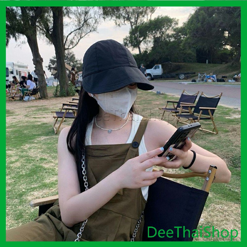 DeeThai หมวกบังแดด ป้องกันรังสียูวี ขนาดใหญ่ ระบายอากาศได้ดี หมวกฤดูร้อน Bucket Hats