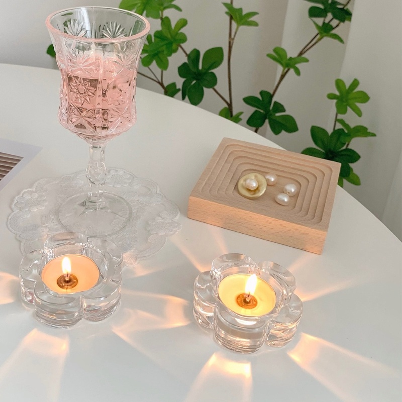 Flgo แม่พิมพ์เชิงเทียน เรซิน รูปดอกไม้ DIY สําหรับตกแต่งบ้าน