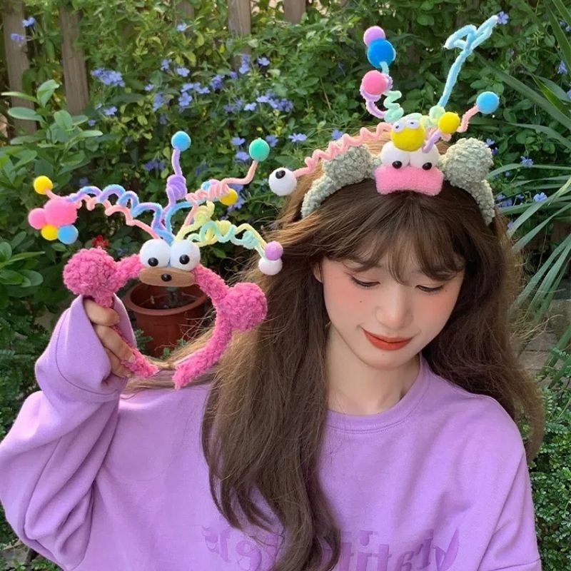 HBC05 คาดผมตุ๊กตามอนสเตอร์พร้อมส่ง ดุ๊กดิ๊กๆ  น่ารักมากค่ะ เก็บโค้ดส่งฟรีกันเลย
