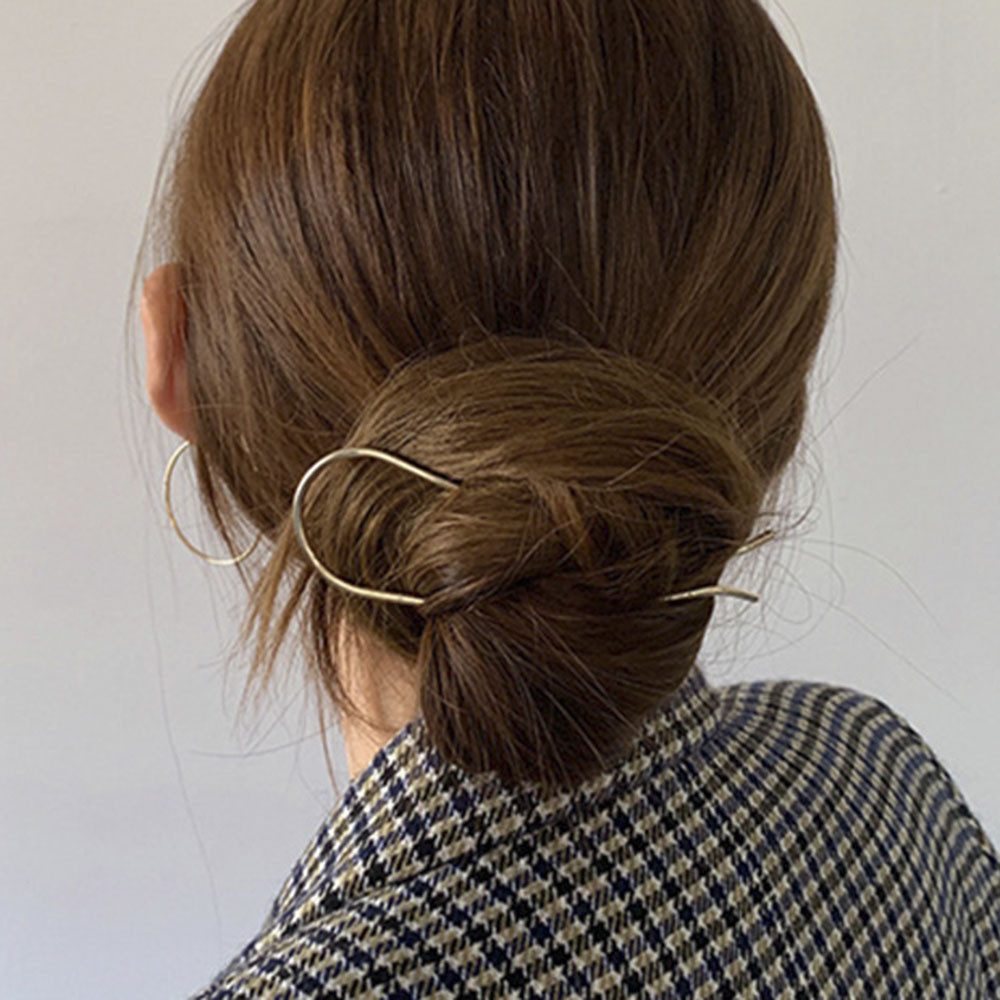 Hair Waved U-shaped Bobby Pin Barrette Salon Grip Clip Hairpins