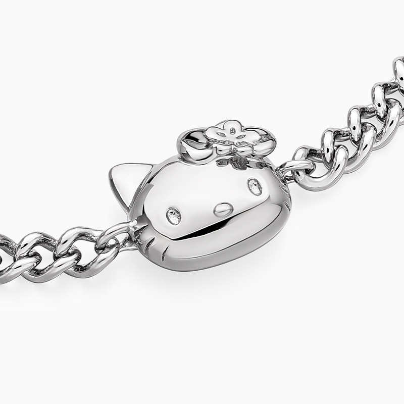 Hello Kitty Bracelet Female Cartoon Sweet Girl Kitty Jewelry 2023 New Girlfriend Chain Premium Small Ornament