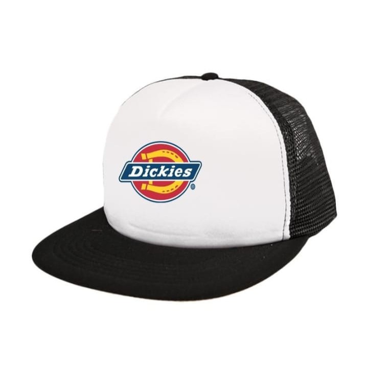 Hitam dickies Net Distro หมวกผู้ใหญ่ ลายโลโก้ สีดํา สําหรับผู้ชาย และผู้หญิง 2021
