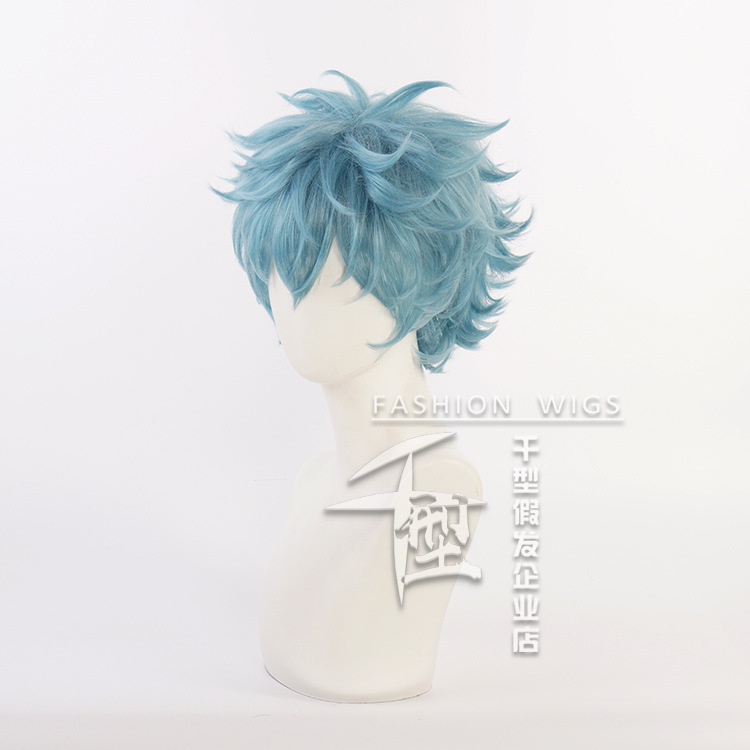 Hot# Tokyo Revengers - Kawata Souya วิกผมสั้นคอสเพลย์สีฟ้าสําหรับแต่งคอสเพลย์ปาร์ตี้ฮาโลวีน