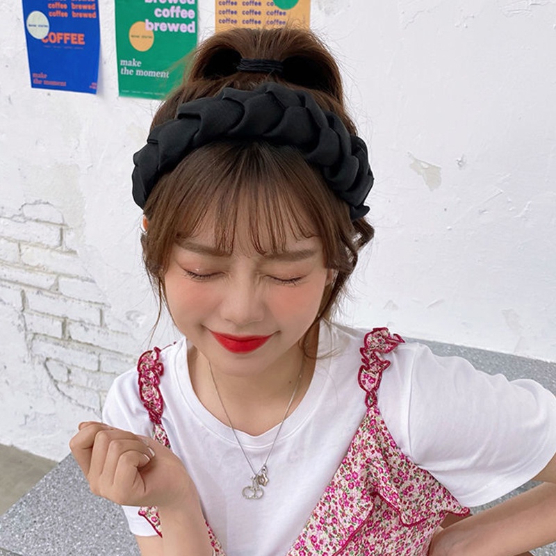 INS แฟชั่นสีสันชีฟองมือถักกิ๊บหญิงคุณภาพสูงของขวัญวันเกิด