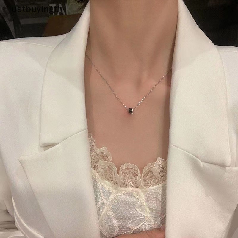 [JBTH] สร้อยคอโซ่ โลหะผสม จี้แฟชั่น เรียบง่าย ของขวัญแต่งงาน สําหรับผู้หญิง [JB]