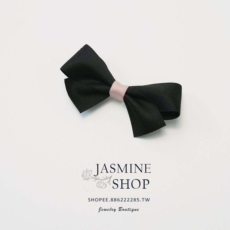 [Jasmine Shop] กิ๊บติดผม รูปโบว์น่ารัก สีชมพู สีฟ้า สีเบจ สําหรับเด็ก