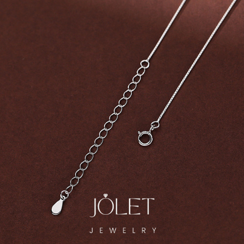 Jolet สร้อยคอ เงิน92.5 สร้อยแฟชั่นสไตล์เรียบหรู เหมาะกับทุกโอกาส