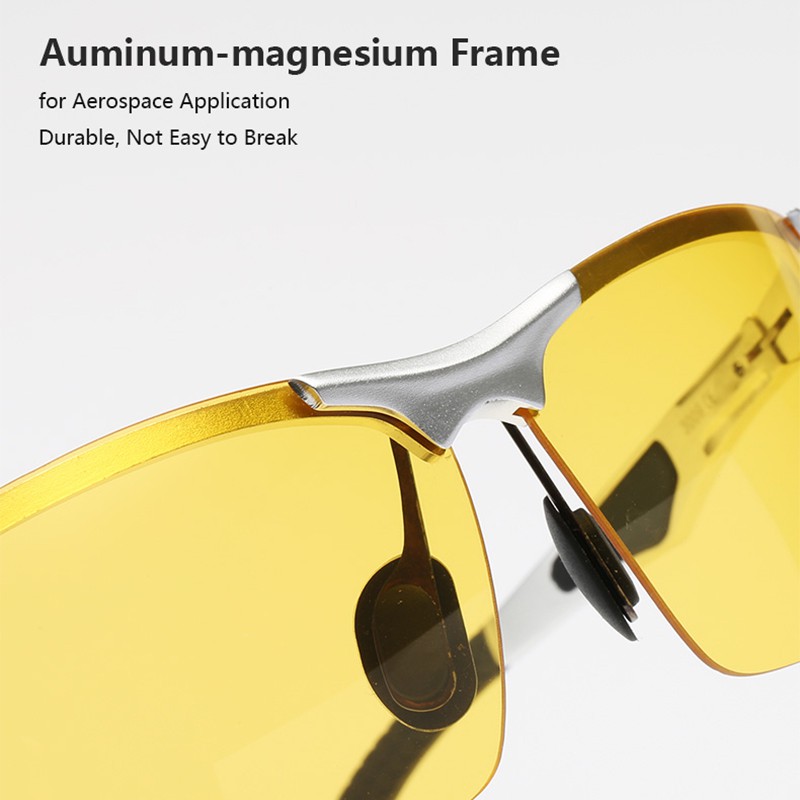 Kateluo 3009 แว่นตากันแดดเลนส์ Polarized มองเห็นที่มืดสําหรับผู้ชายเหมาะกับการขับขี่
