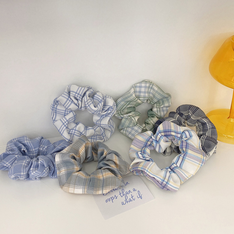 Kf198 ตาข่ายสาวผม bandscrunchies อุปกรณ์ผมเชือกวงกลมอุปกรณ์ผมผู้หญิง