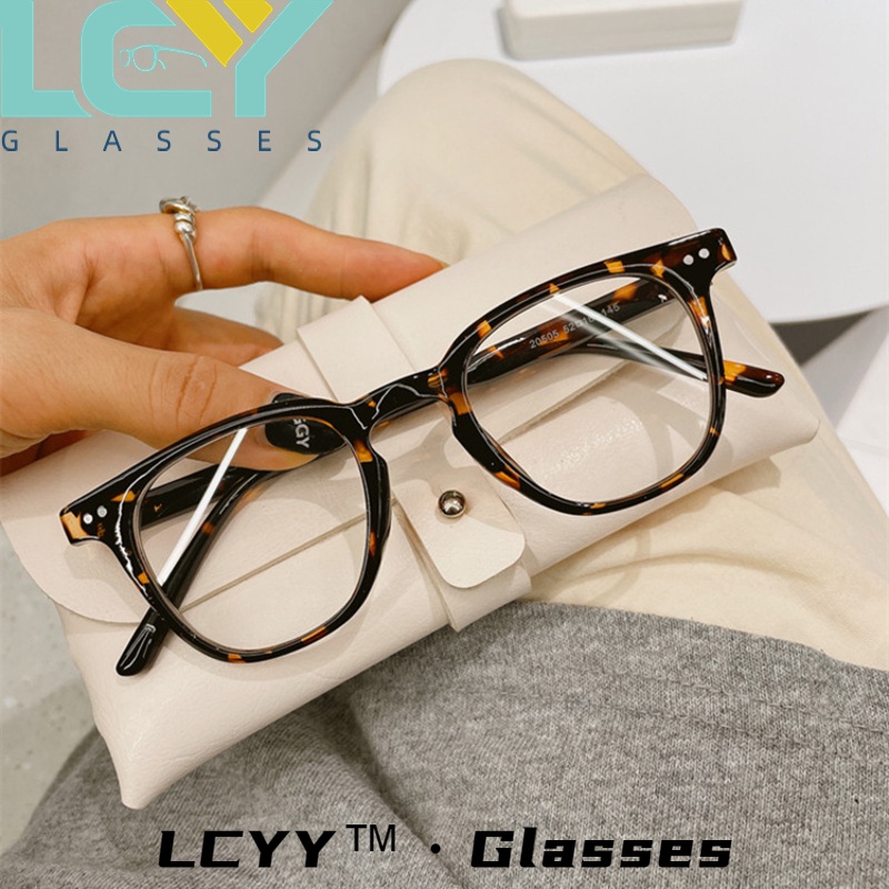Lcyy2023 ใหม่ แว่นตาแฟชั่น ป้องกันแสงสีฟ้า สไตล์เรโทร สําหรับนักเรียน 5273