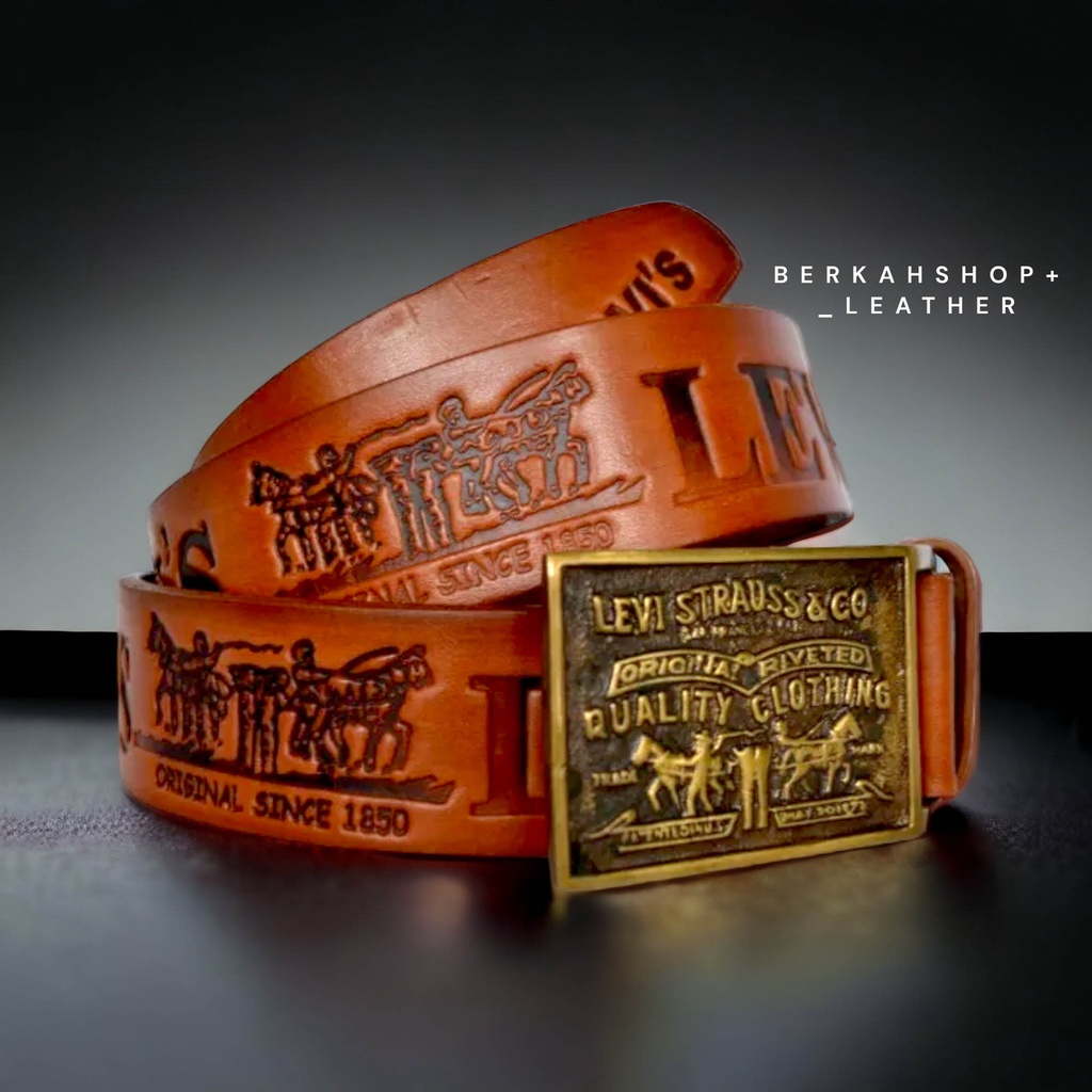 Levis Belt IPLV01 Levis เข็มขัดหนังแท้