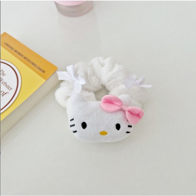 Life-365 ยางรัดผม ขนาดใหญ่ ลาย Hello Kitty น่ารัก เครื่องประดับแฟชั่น