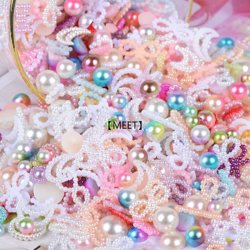 [MEET] ไข่มุกเทียม DIY สําหรับทําเครื่องประดับ 10 กรัม ต่อแพ็ค