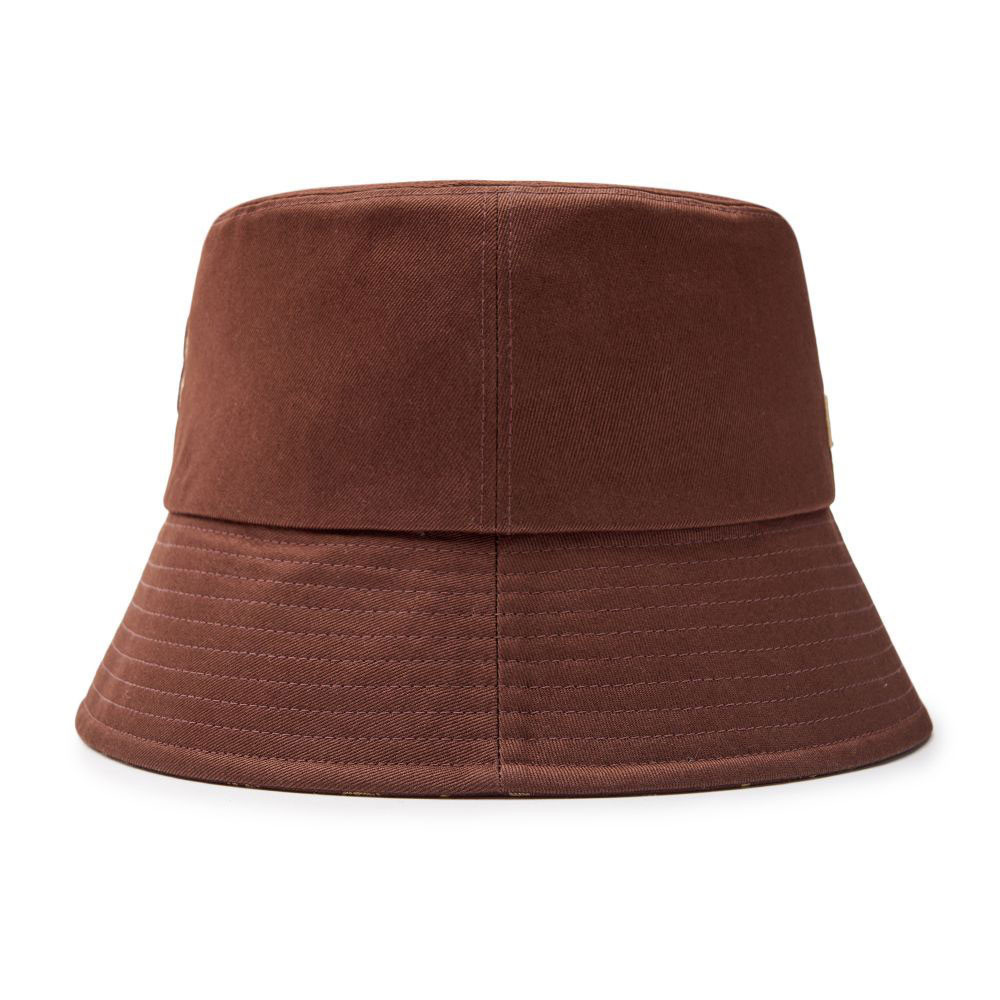 MLB หมวกบักเก็ต Unisex รุ่น 3AHTM103N 43BRD - สีน้ำตาลเข้ม